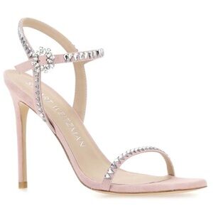 Stuart Weitzman sz 7b NEW IN BOX Blush Embellished Heels
